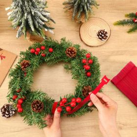 -100 Pcs Christmas Garland Ties 12Inch Adjustable Holiday Garland Twist Ties Christmas Tree Wreath Stairway Railings,Reusable Nylon Garden Plant Cable