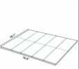 Double sided gaming pad 71 "X 59" waterproof, foldable, reversible activity gaming pad