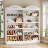 Modern independent shoe rack, 5 bookshelves - elegant home decoration storage solution