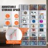 Media Storage Cabinet, 9-layer DVD Shelf Holds up to 756 CDs, Adjustable CD Shelves 27 Compartments, Protects & Organizes Music, Movie