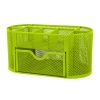 Metal Mesh Pencil Holders Desk Organizer w/9 Compartment Pen Holder Storage